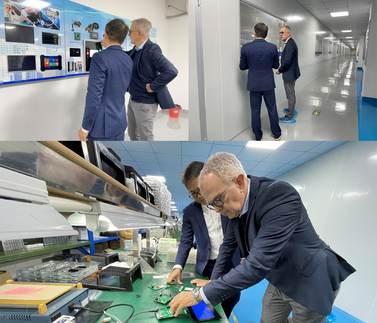 客户参观工厂